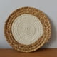 thumbnail image 3 of Cateissary Tapete de redondo, posavasos, mantel Individual de aislamiento tejido de paja, decoración de escritorio de cocina de estilo nórdico de Mostrada Linea blanca 15cm Cateissary HA083315-01, 3 of 6