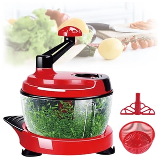 Zyliss Multifunctional Kitchen Easy Pull Manual Food Processor and
