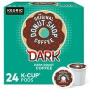 The Original Donut Shop Dark Coffee, Keurig Single-Serve K-Cup Pods, Dark Roast, 24 Count