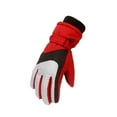 thumbnail image 1 of Qarigey 1 par de guantes de esquí para niños, deportes al aire libre, ciclismo, manopla para niños, manopla de invierno para clima frío, Protector de guantes y mitones Rojo Qarigey AP014386-01, 1 of 1