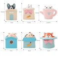 thumbnail image 3 of ENJOY Cute Cat Dog Animal Shape Flower Plant Pot for Garden Desktop, 3 of 3