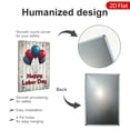 thumbnail image 6 of 1pc Metal Wall Sign, 8x12 Inches, Vibrant Happy Labor Day Design with Colorful Balloons, Rustproof & UV Protected, Perfect for Home, Office, Party Decorations, Ideal for Outdoor and Indoor Use, 6 of 7