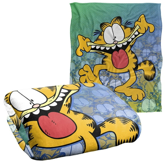 Garfield Goofy Face Silky Touch Super Soft Throw Blanket 50' x 60'
