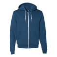 thumbnail image 1 of American Apparel Sweat à Capuche Zippé en Polaire Flex Unisexe, 2TG, Bleu Mer, 1 of 2
