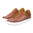 thumbnail image 3 of CMR CHAMARIPA height increasing shoes for men casual elevator shoes tan leather casual sneakers 7CM / 2.76 Inches taller, 3 of 7