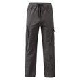 thumbnail image 3 of CONZONE Kids Boys Baggy Cargo Pants Straight Leg Hiking Pants for Child Elastic Waist Drawstring Lightweight Fall Winter Outdoor Jogger Pants with Pockets, 3 of 5