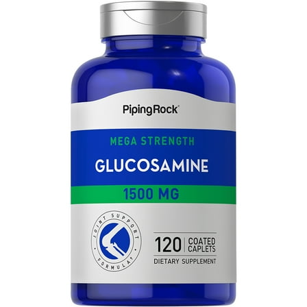 Glucosamine HCL 1500mg | 120 Caplets | Mega Strength | by Piping Rock