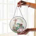 thumbnail image 2 of Easter Egg German Shorthaired Pointer Bunny Ear Welcome Spring Truck Stained Glass Suncatcher GSP Lover Dog Gift Window Hanging Sign Decor - 12002, 2 of 5