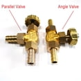 thumbnail image 2 of SENRISE Brass Parallel Valve Hose Connection For Precise Adjustment of Gas Flow 8mm Gold, 2 of 7