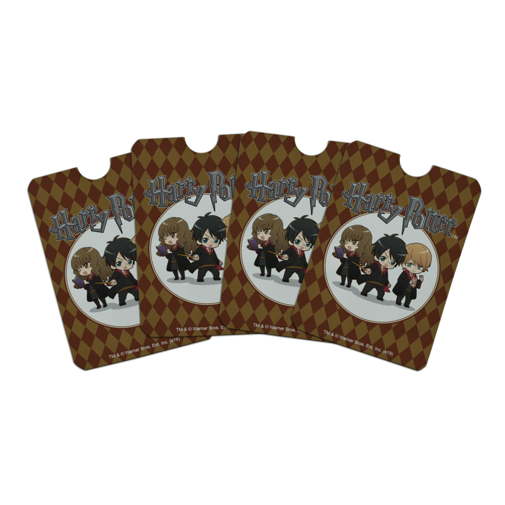 Harry Potter Anime Characters Credit Card RFID Blocker Holder Protector Wallet Purse Sleeves Set ...