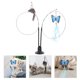 thumbnail image 1 of unbranded Durable Double Feather Teaser Stick for Cats Indoor Use Safe Plastic Steel Wire Material, 1 of 8