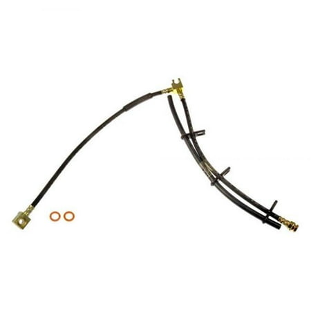 - Dorman D18-H620995 Rear Driver Side Inner Brake Hydraulic Hose for 2005 - 2018 Ford E - Series