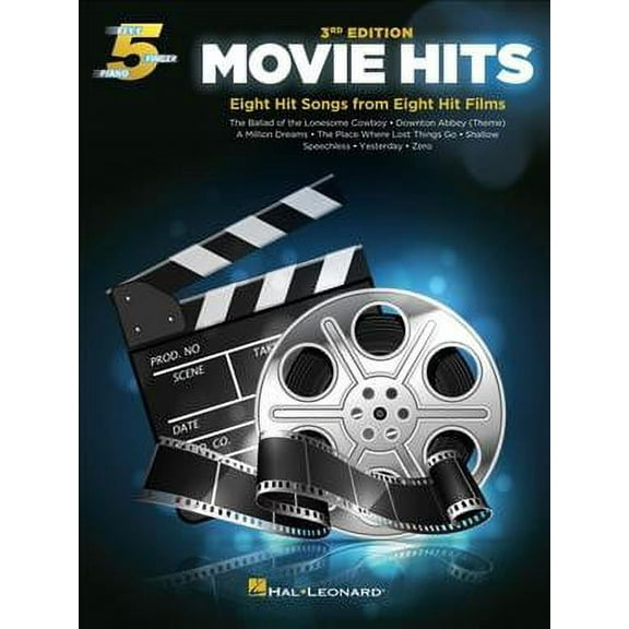 Movie Hits - 3rd Edition: Five-Finger Piano Easy Songbook with Lyrics