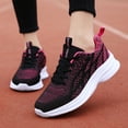 thumbnail image 3 of Ladies Shoes Fashion Comfortable Womens Slip on Sneaker Lace Up Soft Solemesh Womens Sneaker Size 8 Breathable Casual Sneakers, 3 of 8