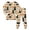 Beige, variant on NOEGOEU Kids Halloween Pajamas Boys Girls Soft Cute Graphic Long Sleeve Top and Pants 2-9 Years (Orange,3-4 Years)