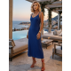 thumbnail image 2 of Vestido De Mujer Midi Casual Stretch Para Diario Y Salida, 2 of 5