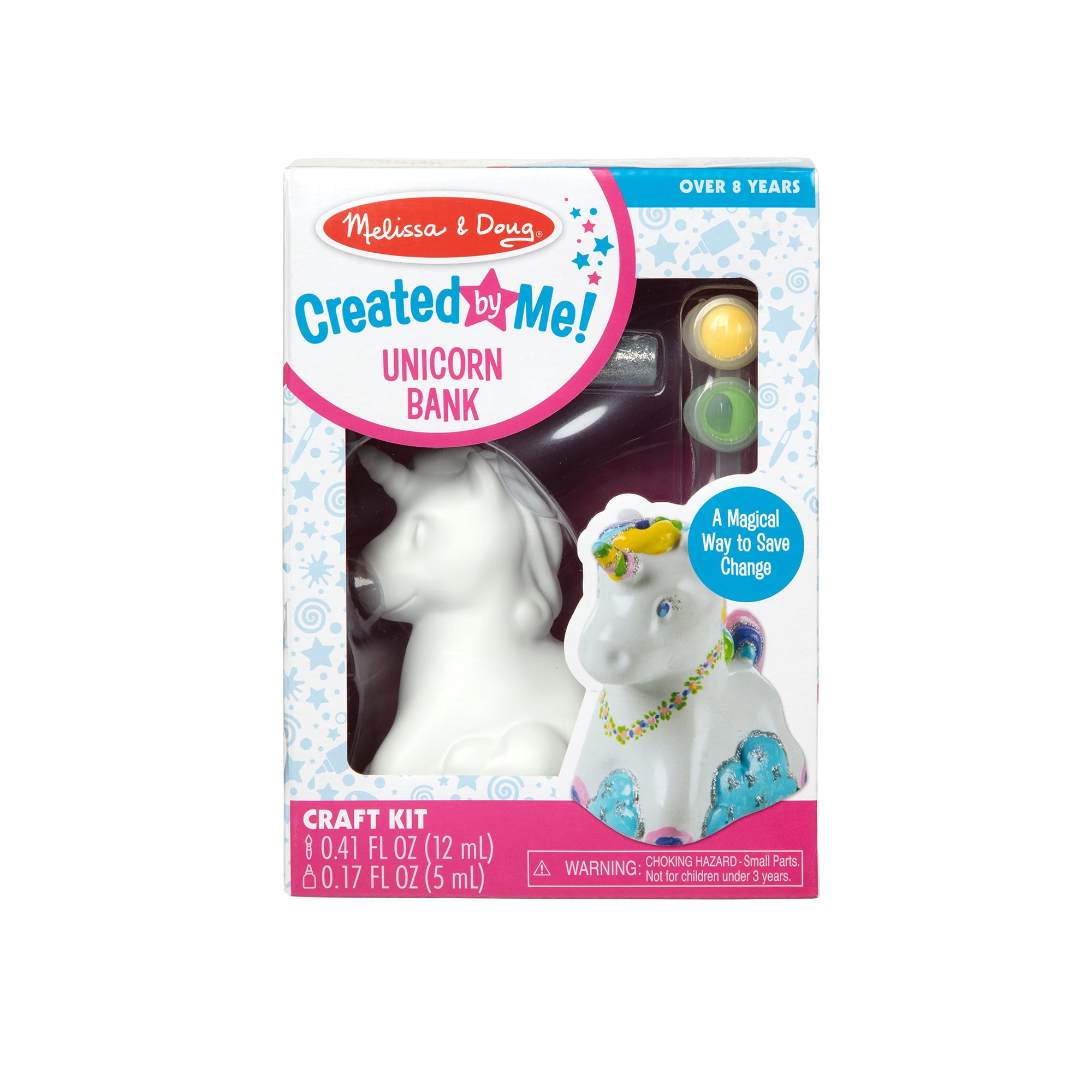 Melissa and Doug 18864 Decorate Your Own Cupcake Bank Craft Kit & Paints 