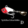 thumbnail image 3 of BIQIANWO 1pc Rotating Metal VIB Vibration Bait, Spinner Spoon Fishing Lures Jigs Trout Winter Fishing Hard Baits Tackle Pesca, 3 of 10