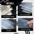 thumbnail image 3 of 30-Piece Clear Stamp and Die Plastic Storage Bags, Resealable Envelope Bags for Card Making DIY Scrapbook Paper Crafts B, 3 of 5