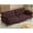 Burgundy, variant on COPIAE 89” Futon Sofa Bed with 2 Square Pillows, Convertible Sleeper Sofa with Adjustable Backrest& Armrests, Modern Loveseat Sleeper for Living Room