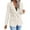 Beige-Coat, variant on Womens Fashion Blazer Long Sleeve Button Office Work Blazers Slim Fit Lapel Casual Coat Outwear