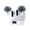 White, variant on SeekLGT Black Wireless Lavalier Microphone Set with Digital Display Noise Canceling Dual Transmitters for iPhone and Android Vlogging and Live Streaming