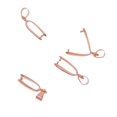 thumbnail image 4 of 20 Unids Colgante Conector Cierres para Colgantes Duradero BLESIY Oro Rosa, 4 of 8