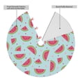 thumbnail image 2 of Sikiie Watermelon 30-48 inches {designName} Print Christmas Tree Skirt Snowman Xmas Tree Skirt with Edge Christmas Decorations for Holiday Party48", 2 of 7