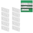thumbnail image 1 of Aluminum Connecting Plate Joining Plate, Strong and Durable for Flexible Construction, 2-Hole Vertical Connection Tool, Infinite Positioning Possibilities, 1 of 7