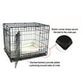 thumbnail image 4 of Midwest Homes for Pets QuietTime Double Bolster Dog Bed & Crate Mat, White, 24", 4 of 4