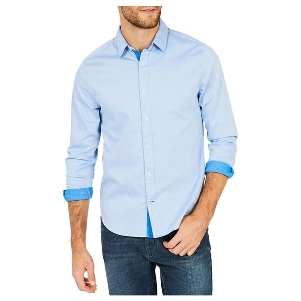 Nautica SlimFit Stretch Cotton Twill ButtonDown Shirt