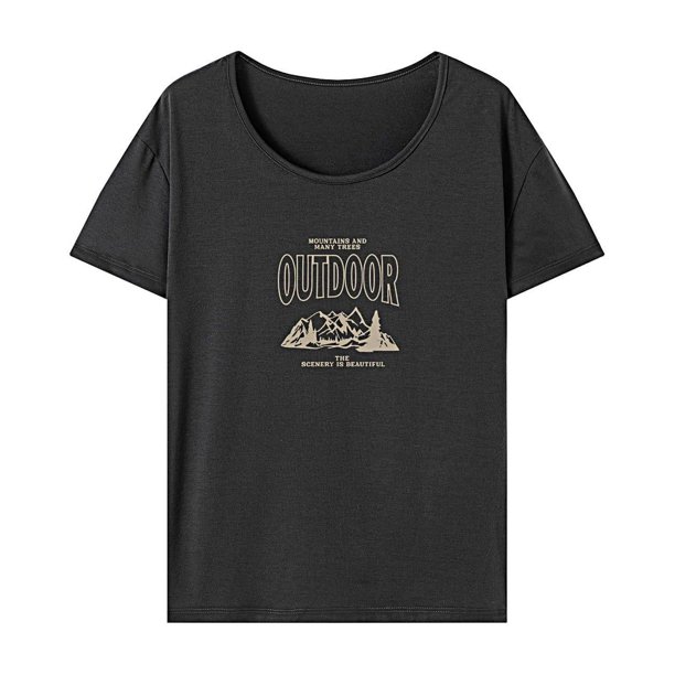 Camiseta de mujer Strade Fareast Limited Trajes de verano Camiseta de cuello redondo Gris