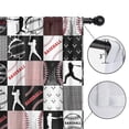 thumbnail image 4 of Blackout Kids Curtains,Baseball Patchwork Pattern Childrens Insulated Curtains Set Of 2,Bedroom Essentials,Toddler Room Decor 42"x63", 4 of 5