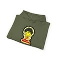 thumbnail image 3 of Chad Fernandez World Industries Flameboy Skateboard 2000s Vintage Hoodie Print - 2XL / Military Green, 3 of 5
