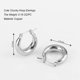thumbnail image 2 of Small Hoop Earrings For Women, Classic Small Gold Hoop Earrings Lightweight Hypoallergenic Earrings Fashion Stud Earrings For Women And Girl, 2 of 3