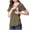 Army Green, variant on SEMPAI Hidden Nursing Tops for Breastfeeding Women Double Layer Crew Neck Maternity Shirts Postpartum Tee