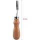 thumbnail image 2 of Herramienta biseladora de bordes de cuero, biseladora de bordes de cuero, herramientas de cuero para bricolaje, artesanía en cuero hecha a mano, borde de cuero TUNC Sencillez, 2 of 5