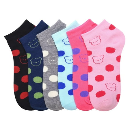 

6-PACK Women s Comfort Low Cut Socks Spandex Socks CUTESY 2-3