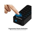 thumbnail image 6 of SABRENT 36W 7-Port USB 3.0 Hub with Individual Power Switches and LEDs Includes 36W 12V/3A Power Adapter (HB-BUP7), 6 of 10