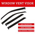thumbnail image 2 of SCITOO Outside Mount Window Visor Deflector Rain Guard Dark Smoke, 4 Pcs Set Fit for 2004-2007 for Ford For F-150, 2 of 6
