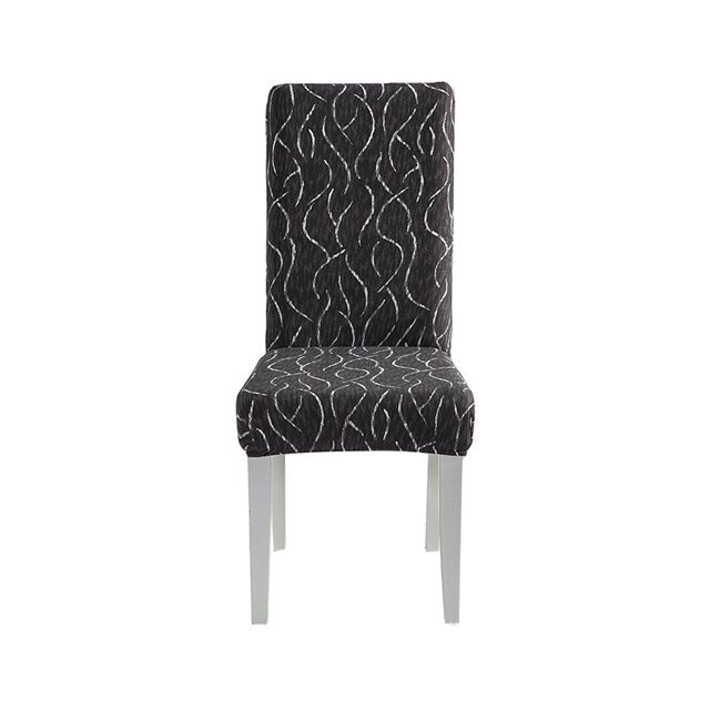 Housse de Chaise de Salle à Manger Imperméable Moderne une Pièce Tissu Extensible Housse de Chaise de Salle à Manger