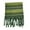 Green, variant on Holiday Gifts! Titcea Winter Scarf for Women Thicken Tassels Contrasting Stripe Retro Lengthening Shawls Wraps Windproof Warm Outdoor Cold Protection Scarves