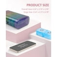 thumbnail image 7 of Weekly Pill Organizer 2 Times a Day with Same-Side Large Opening for Easy Use, Color Tracking 7 Day AM PM Pill Box with Dual Protection, BPA Free Pill Case for Vitamins, Fish Oils (Black), 7 of 7