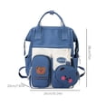 thumbnail image 3 of Bolsa Mochila Mujer Moda Mochilas Escolares Estilo Japonés con Monedero para Niñas (Azul) Ndcxsfigh Para Estrenar, 3 of 9