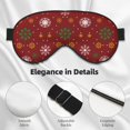 thumbnail image 5 of Disketp Merry Christmas Print Sleep Mask-Eye Mask for Sleeping,Comfortable & Super Soft Eye Mask with Adjustable Strap,Travel Eye Mask, 5 of 7