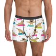 thumbnail image 1 of Balery Yoga Dogs Poses Calzoncillos bóxer para hombre, ropa interior de algodón suave y transpirable con cinturilla de nailon-Small, 1 of 5