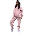 thumbnail image 6 of UKAP Casual Tracksuit Sets for Women 2 PCS Sweatsuit Pullover Hoodie Sweatpants Jogging Suits Outfits, 6 of 8