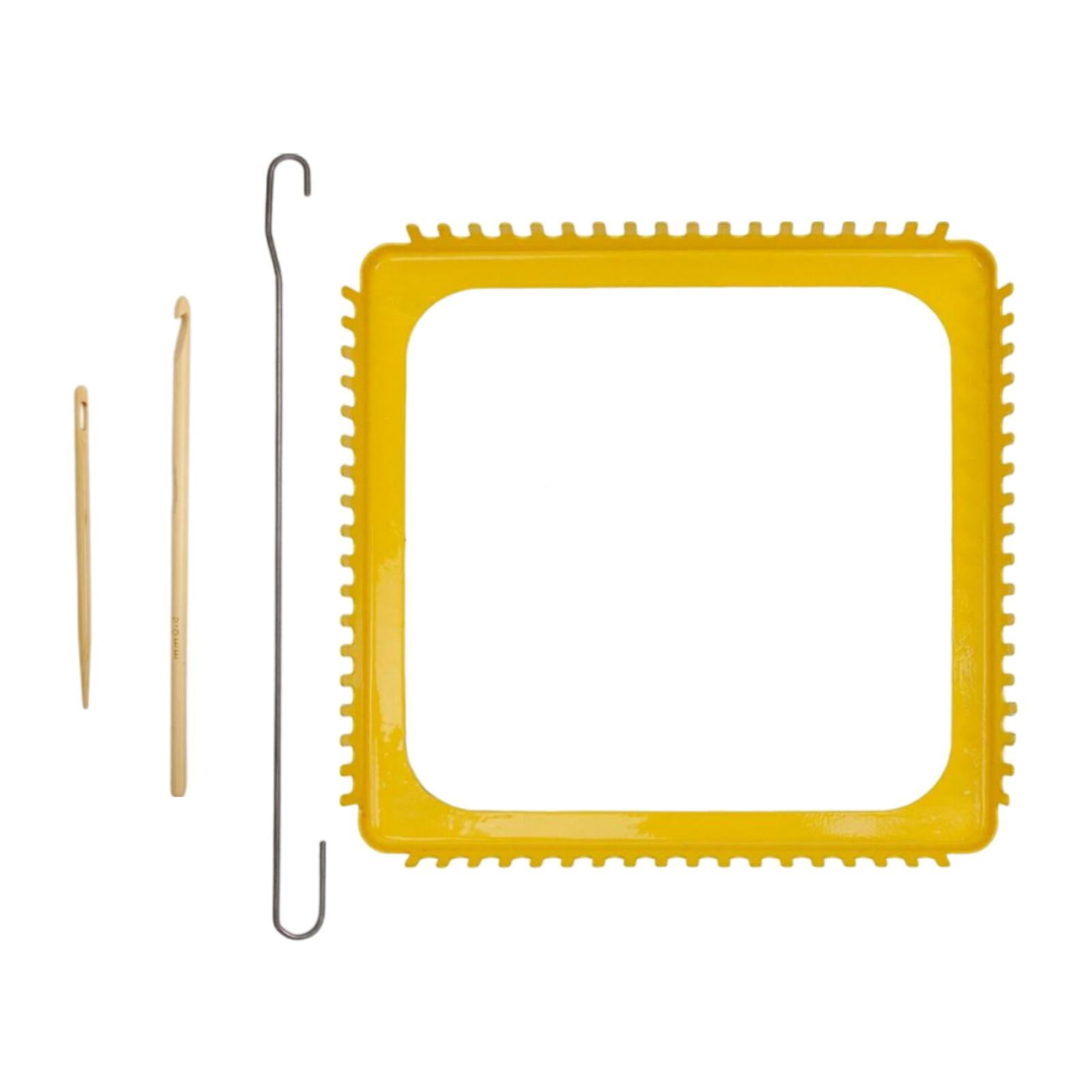 GUOOL Weaving Loom Kits DIY Weaving Accessories Multipurpose Lightweight Handcrafted Knitting Looms for Beginners Scarves Headbands