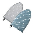thumbnail image 2 of CIMAXIC 2pcs Garment Steamer Mitt Handheld Ironing Board Mini Ironing Plate with Finger Loop,9.84"X5.91"X1.1", 2 of 4