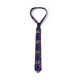 thumbnail image 4 of Necktie, Poisonous Animals Pattern, 3.7", Dark Lavender Multicolor, by Ambesonne, 4 of 4